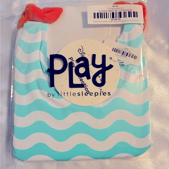 NWT Little Sleepies Disney Nemo Skater Dress with Bodysuit 18-24 mo. - Picture 2 of 3